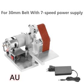 Mini Abrasive Belt Machine DIY Polishing Machine (Option: 30MM-AU)