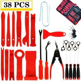 Interior Door Panel Repair Tool Set (Option: Red-38pcs)