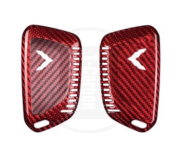 Carbon Fiber Remote Keychain Shell (Option: Red-Normal)