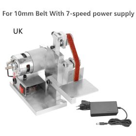 Mini Abrasive Belt Machine DIY Polishing Machine (Option: 10MM-UK)