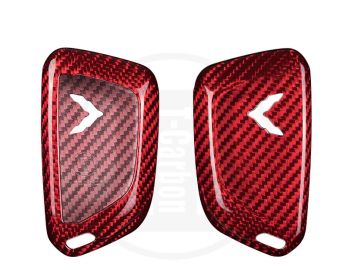 Carbon Fiber Remote Keychain Shell (Option: Red-Getting Started)