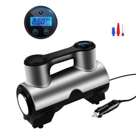 Vehicle-mounted Electric Air Pump Small Portable 12V High Power For Automobile (Option: Digital display model with lin)