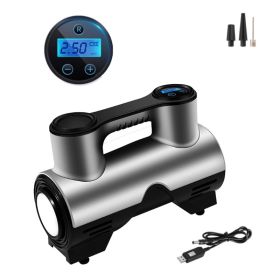 Vehicle-mounted Electric Air Pump Small Portable 12V High Power For Automobile (Option: Wireless digital display)